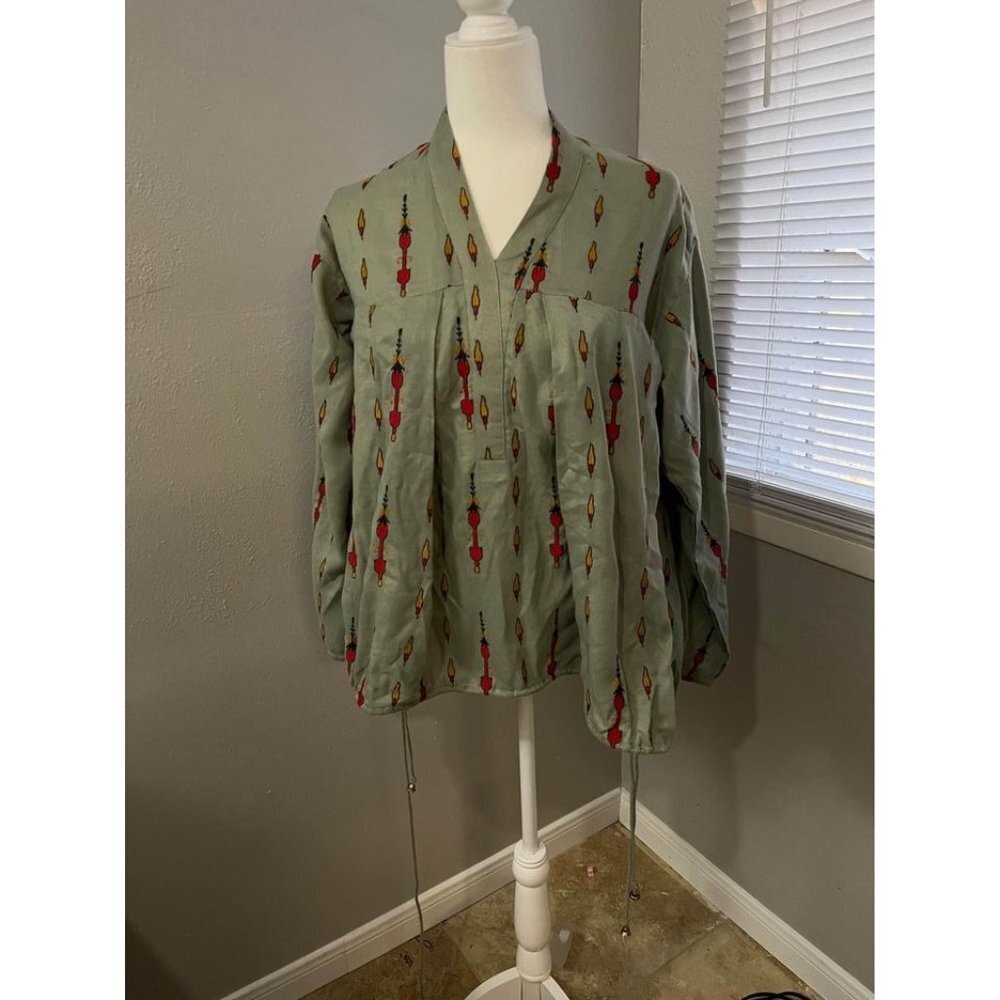 Generation embroidered oversized blouse size 12